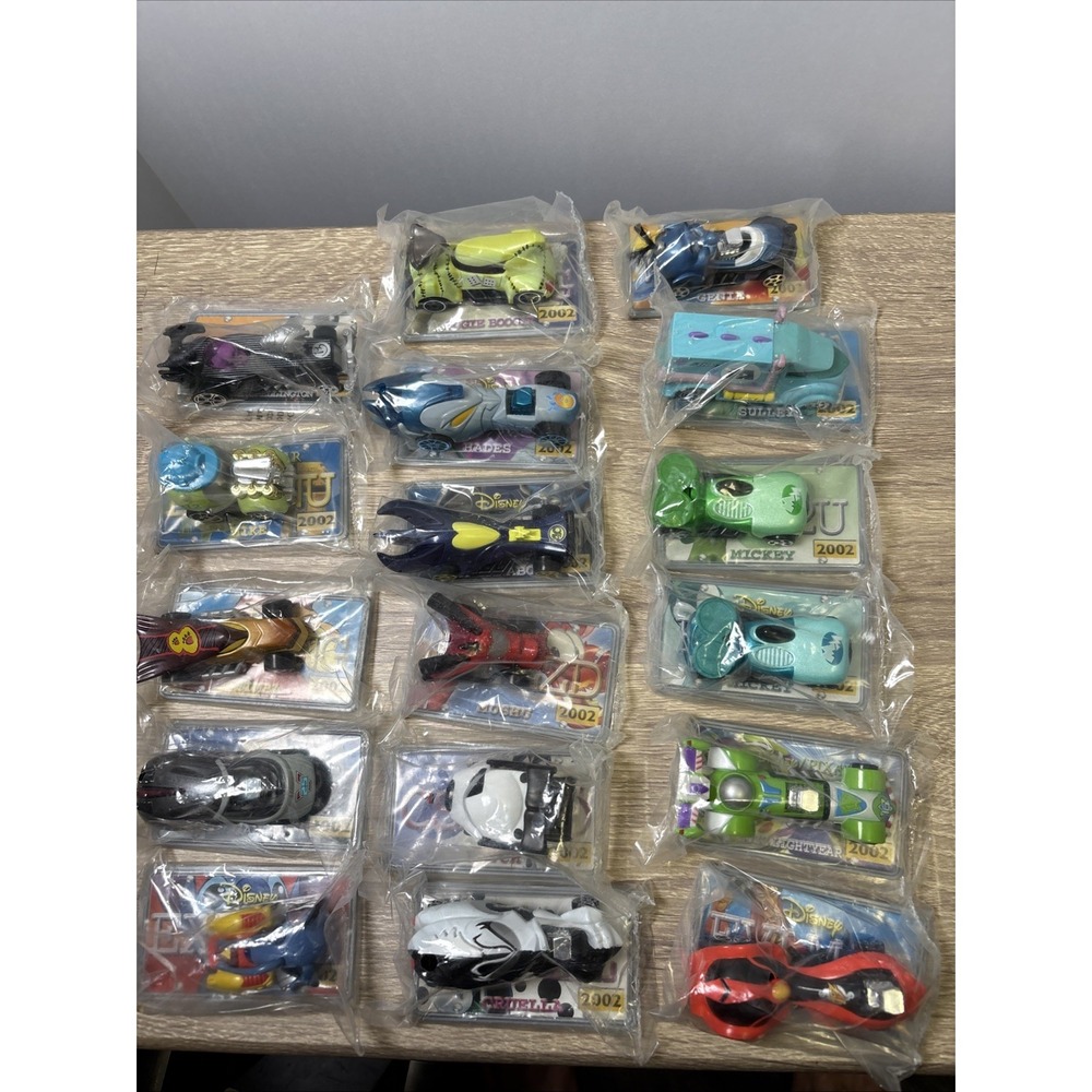 Huge Lot Disney Wild Racers Xtreme Coolers Diecast Cars Hasbro 2001 2002 New 17